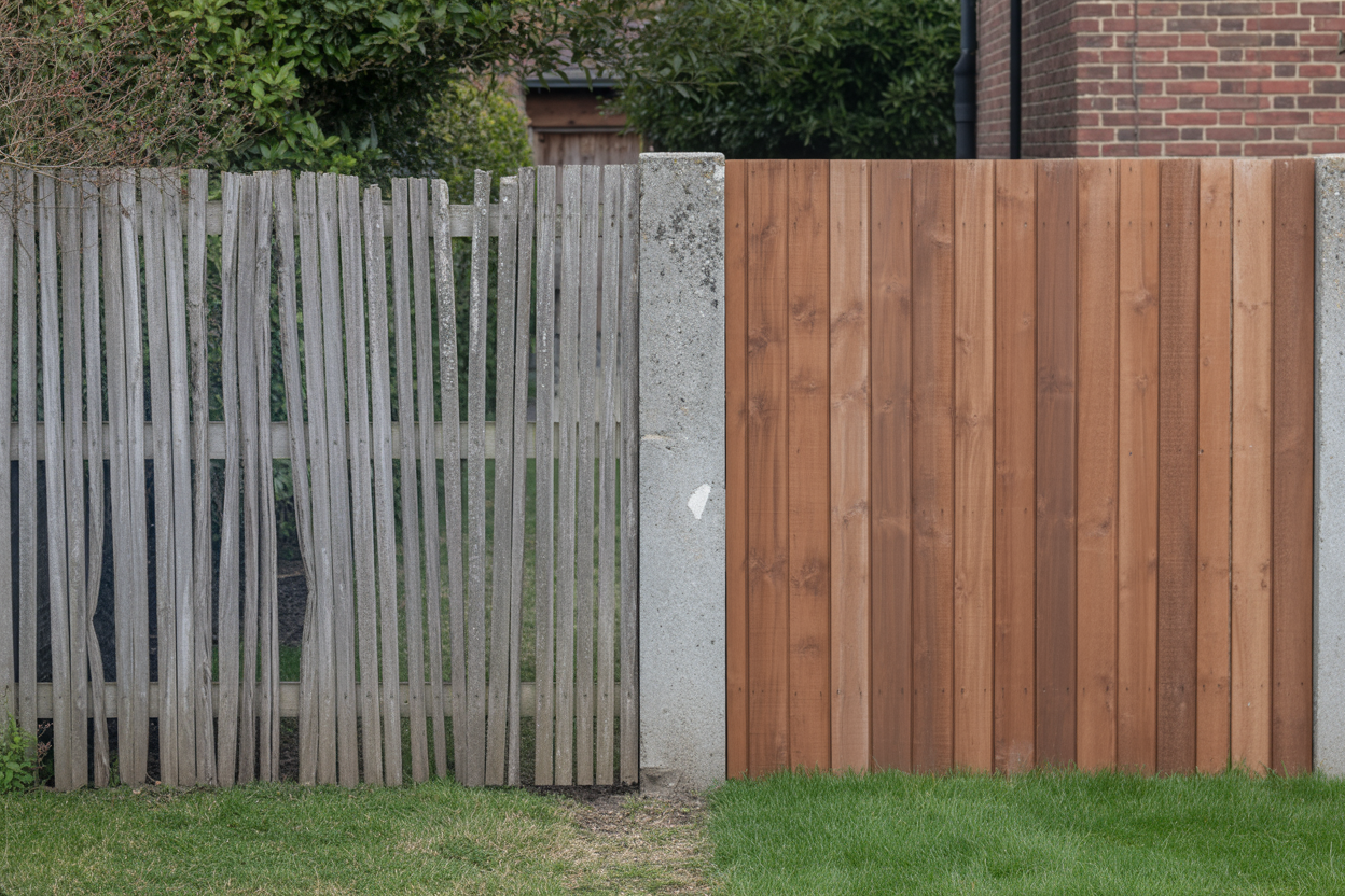 New fence panels